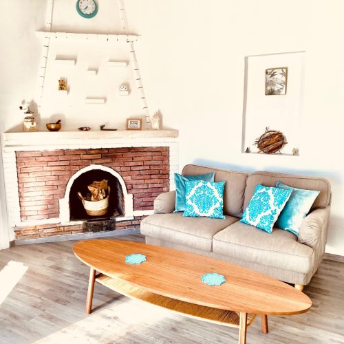 apartment A - fireplace